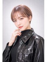 エートス(ethos)&nbsp;三好市美容室 ハンサムショートベージュ