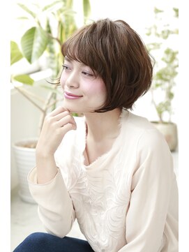 ピエタス ヘアーアンドスパ(PIETAS Hair&Spa) ひし形きれいめ丸みショート
