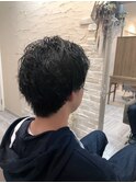 メンズスパイラルパーマ