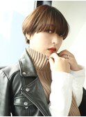 ワンカールショート_スリークボブ厚めバングローライト_37058