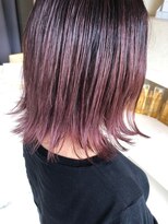 スーパーカット 元町店(SUPER CUT)&nbsp;バレイヤージュ　グラデーションカラー　ピンク