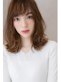ヘムライトウルフパーマ外ハネ小顔くびれヘアY大宮10代20代30代