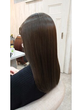 ジーナ 渋谷駅前(Zina) 小顔セミウェットウェーブピンクベージュハイライトカラー