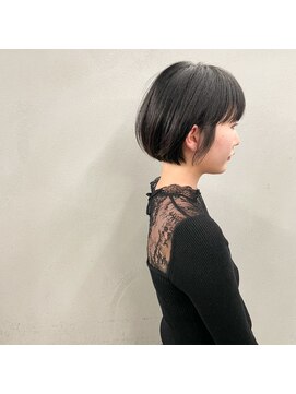 タグ(#tag) #耳かけボブ×暗髪