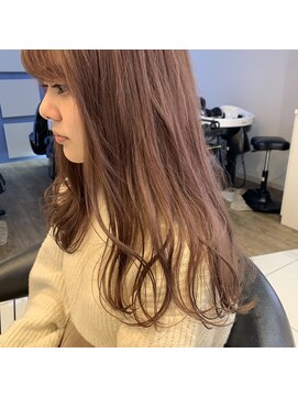 ヘアアンドメイク シークネクスト(HAIR&MAKE SeeK NEXT) ピンク×ベージュ
