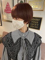 リタ(LITA)&nbsp;【LITA】マッシュショート×ピンクブラウン　◇奥村