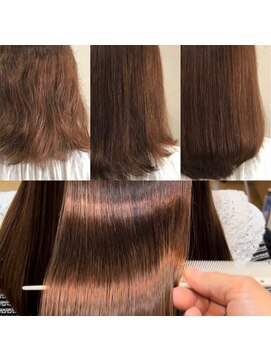 ヘアカフェ コトノハ(hair cafe Kotonoha) 【コトノハ】髪質改善ストレートツヤ髪 エアーストレート