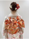 晴れの日のお着付けとヘアセット