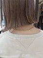 えぃじぇんぬヘア(Hair) ハイライトで作る、ラベンダーベージュ。