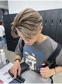 外国人風ブロンドバレイヤージュ