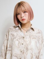 オンク 新宿(onk)&nbsp;黒髪/グレーベージュ/レイヤーロング/前髪パーマ[新宿駅]