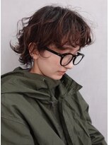 テテコケット(tete coquette)&nbsp;マッシュボブにくしゃっとカールが可愛い秋冬のおしゃれボブ