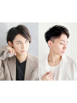 《カット+スキャルプシャンプー&マッサージ￥4200》高技術でON/OFFキマる！デザインカラーも大特価！