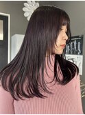 ラベンダーカラー×つやカラー×レイヤーカット【四日市】