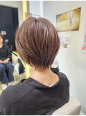 大人可愛い20代30代40代50代丸みショート田嶋007