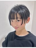 耳かけくびれショートボブ