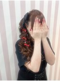 ガーリースタイル/心斎橋/ヘアメ/セットサロン