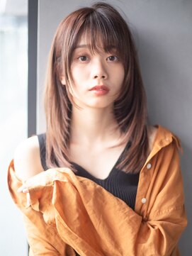 アイティーバイアルバム 下北沢店(IT by ALBUM) グレージュカラーレイヤーカットグレージュカラー_ba510731