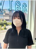透明感地毛カラー