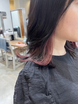 ディッシュ 五反田(dish) イヤリングカラー/ポイントが可愛い☆五反田美容室