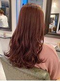 ゆるふわロング×ピンクブラウン/銀座/髪質改善