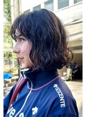 ボブパーマミニボブパーマボブヘアフレンチボブ外国人風ボブ