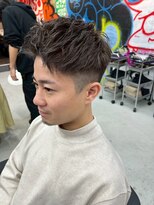 カーニー 錦糸町(kearny)&nbsp;メンズ　グレージュハイライト　シルバー