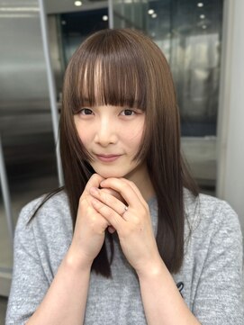 ガリカ 大名(Gallica) 顔周りカット/オリーブベージュ/ブリーチなしカラー