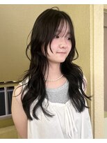 ローレン(LOREN)&nbsp;くびれヘア/アプリコットオレンジ/ハイライトカラー/栄/名古屋