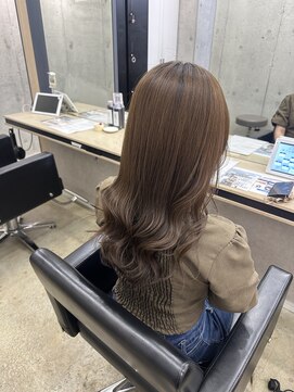 アジールヘア 赤羽駅南口店(agir hair) ブリーチなしダブルカラーマロンベージュ(赤羽/赤羽駅/赤羽南口)