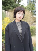 ラシェンテ みのおキューズモール(La Sente)&nbsp;10代20代30代40代オススメスタイル小顔マニッシュショートボブ