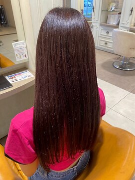 【obje't ciel】ストレート/ロング/ブラウン【上原彩愛】