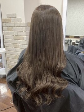 アーチフォーヘア 心斎橋店(a-rch for hair) ワンカラーでオリーブブラウン！