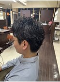 MEN’S HAIR/波巻ツイストスパイラル/フェザーパーマ/成田