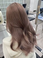 サンクプロジェクト(cinq PROJECT)&nbsp;ピンクグレーミルクティーベージュブラウンミディアムレイヤー