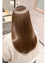 アネロ 名古屋(anhelo) 髪質改善×メテオ髪質改善カラー/甘めブラウンカラー