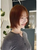 〈押上 半個室〉オレンジ×顔まわりレイヤー