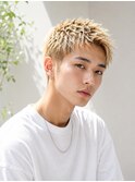 ハイトーンベリーショート×スパイキーショート