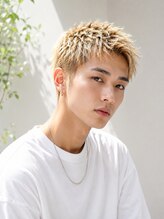 アンサ 城陽寺田店(ANSA) ハイトーンベリーショート×スパイキーショート