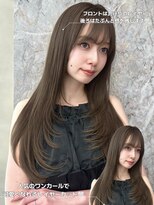ラビス クローバー(Lovis clover)&nbsp;透明感カラー/レイヤーカット/ブリーチなしダブルカラー/熊谷
