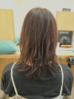 ウイ バイ ファースト 北四番丁店(u'i by first)&nbsp;大人っぽいツヤ感のあるミディアムスタイル