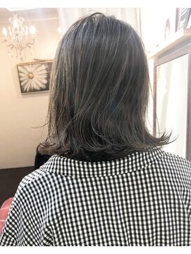 ヘアーアンドアトリエ マール(Hair&Atelier Marl) 【Marl】ブルージュカラーの無造作ボブ♪