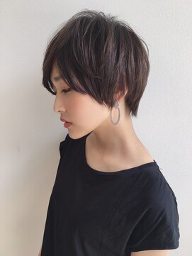 サンド 銀座(sand) 似合わせカットアシメブルージュヴェールウェーブショート