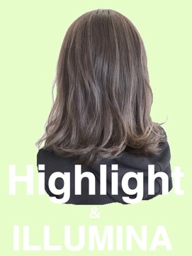 ロイヤルヘアー(ROYAL HAIR) こっそり細めハイライト×ミルクティーグレージュ