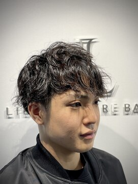 リバティシェアバーバー 銀座(LIBERTY SHARE BARBER) スパイラルパーマアフター2MONTH/銀座<理容室>銀座メンズカット