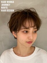 ルート ヘア デザイン(Route hair design) 20代/30代/40代　ゆるふわパーマ風ショート