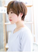 くすみカラー外国人風斜めバングマッシュヘアc5上尾20代30代40代