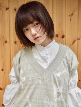 ブゾン(buZon) 【buZonブゾン】レイヤーボブ×パープルカラー