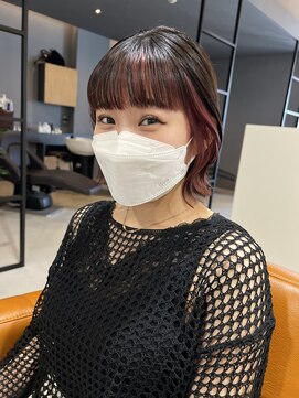 ライリー(riley) イヤリングカラーバイオレットカラー