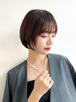 トルネード(TORNADO) 大人ショートボブ前髪ありミニボブ丸顔絶壁面長エラ張りK1001